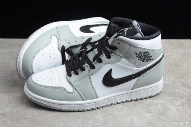 1 554724-092 Grey AIR Smoke Light Jordan Mid 0927